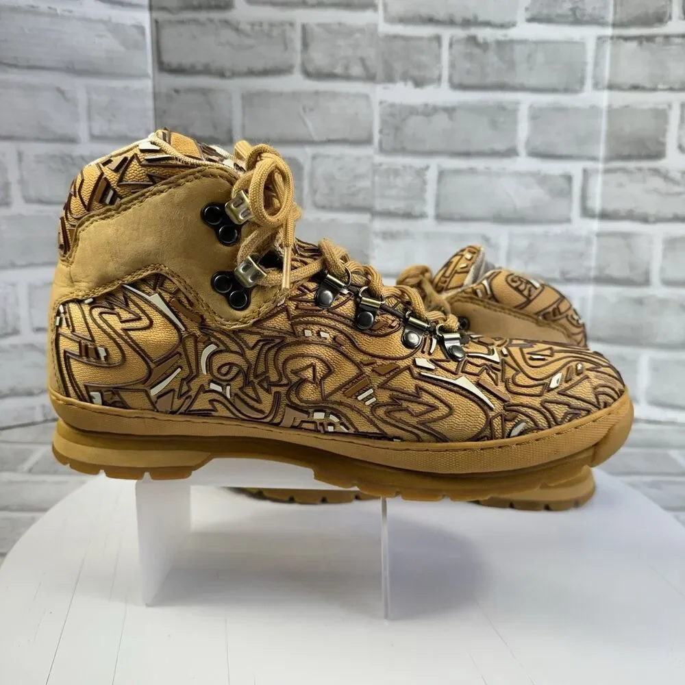 Timberland Ventech III Graffiti Graphic Field Boots Wheat 11.5- Limited Edition